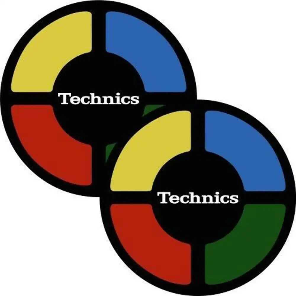 MAGMA SLIPMAT SIMON coppia panni sottodisco technics per giradischi dj scratch