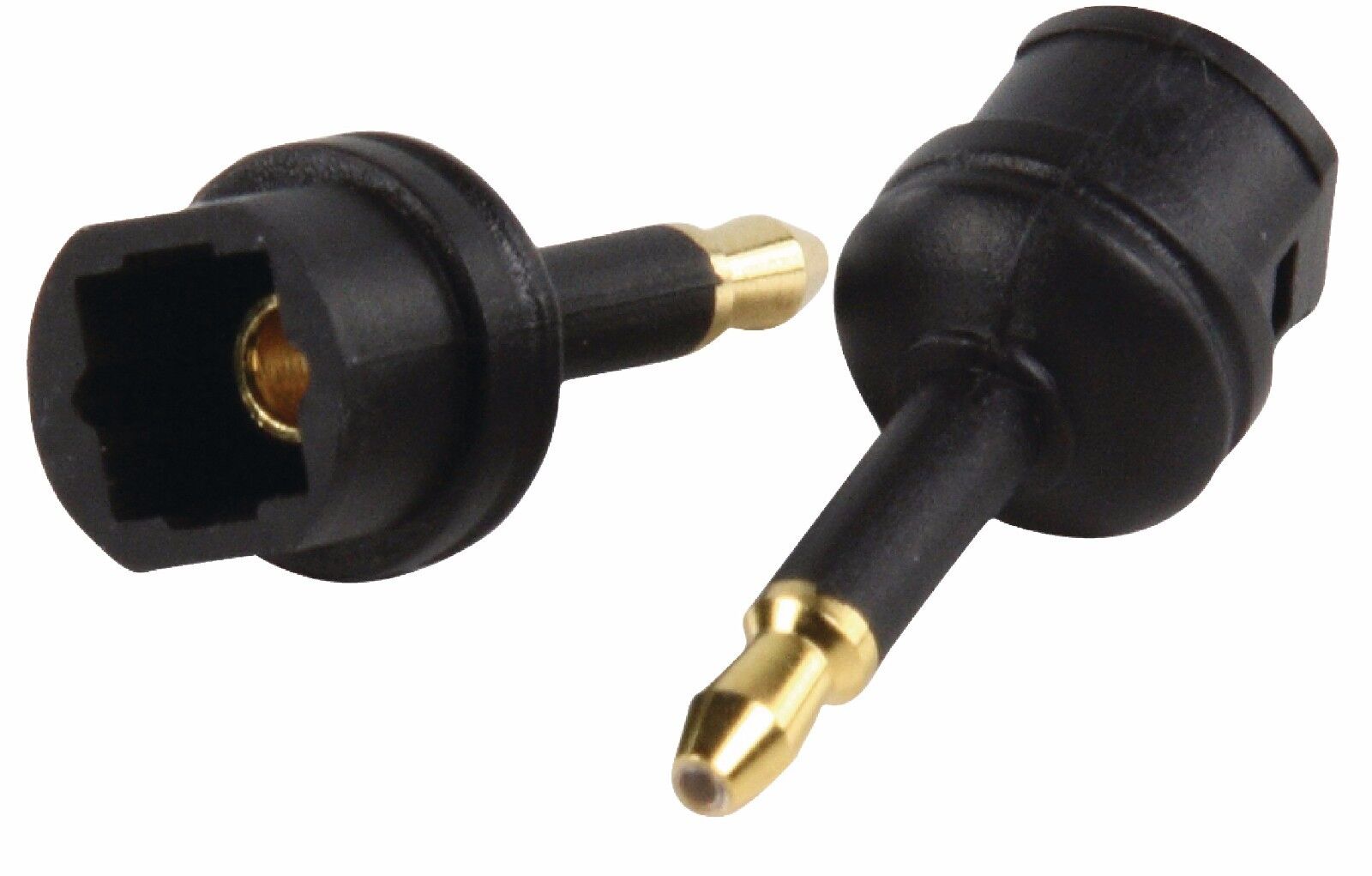 Adattatore audio digitale Ottico 3.5 mm Maschio - Toslink Femmina Nero