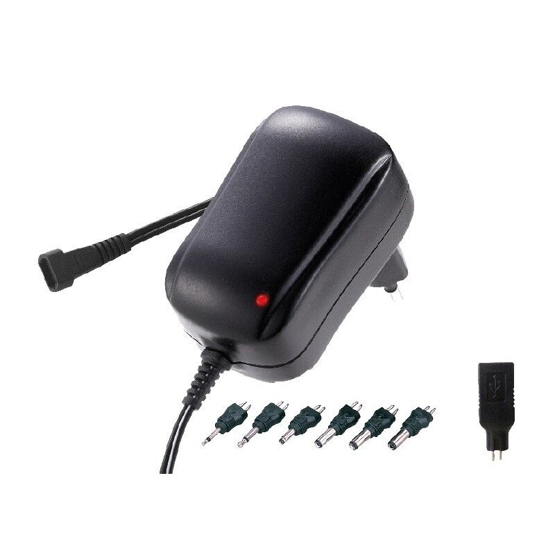 KARMA ACR622 ALIMENTATORE UNIVERSALE STABILIZZATO 1000mA 3-4,5-5-6-7,5-12 VOLT
