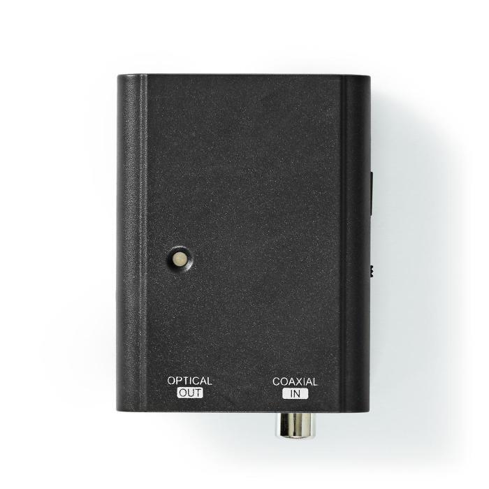 CONVERTITORE AUDIO NEDIS ACON2505BK DIGITALE TOSLINK FEMMINA -  1x SPDIF (RCA) C