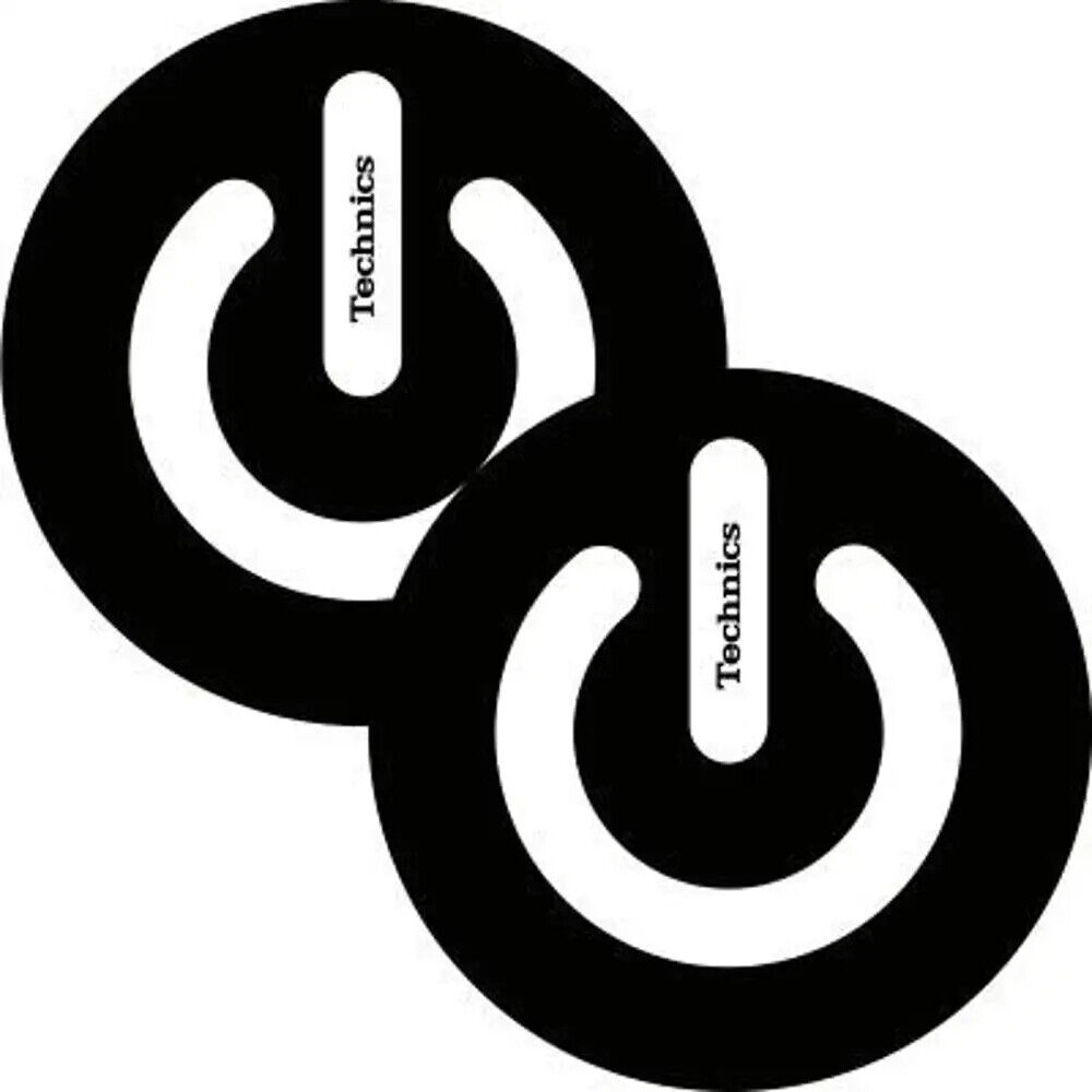 MAGMA SLIPMAT ON-OFF panni tappetini sottodisco per giradischi dj NERO