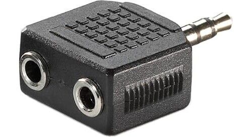 Roline Adattatore Jack Audio 2 x Jack 3.5 Femmina + Jack 3.5 maschio 11.99.4440