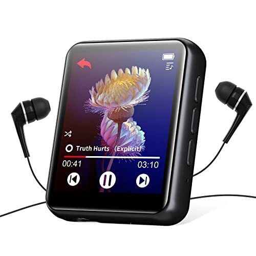 Lettore MP3 con Bluetooth 5.0, Lettori MP3 de Full Touch Schermo, 16 GB (h4x)