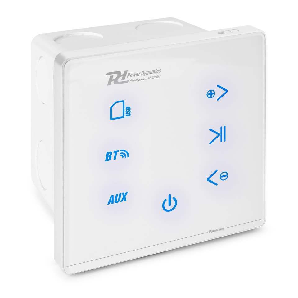 POWER DYNAMICS POWERLINE A50W 2X25W AMPL.BT WHITE FINALI DI POTENZA