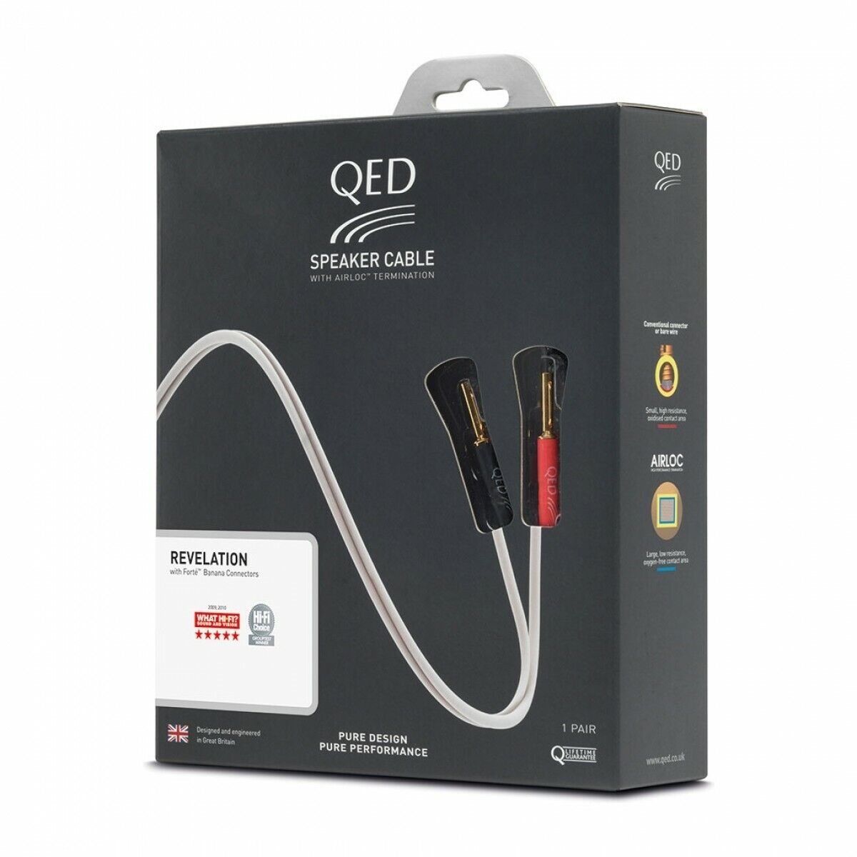 QED  SPEAKER CABLE REVELATION CAVO STEREO  DA 3.0 m.