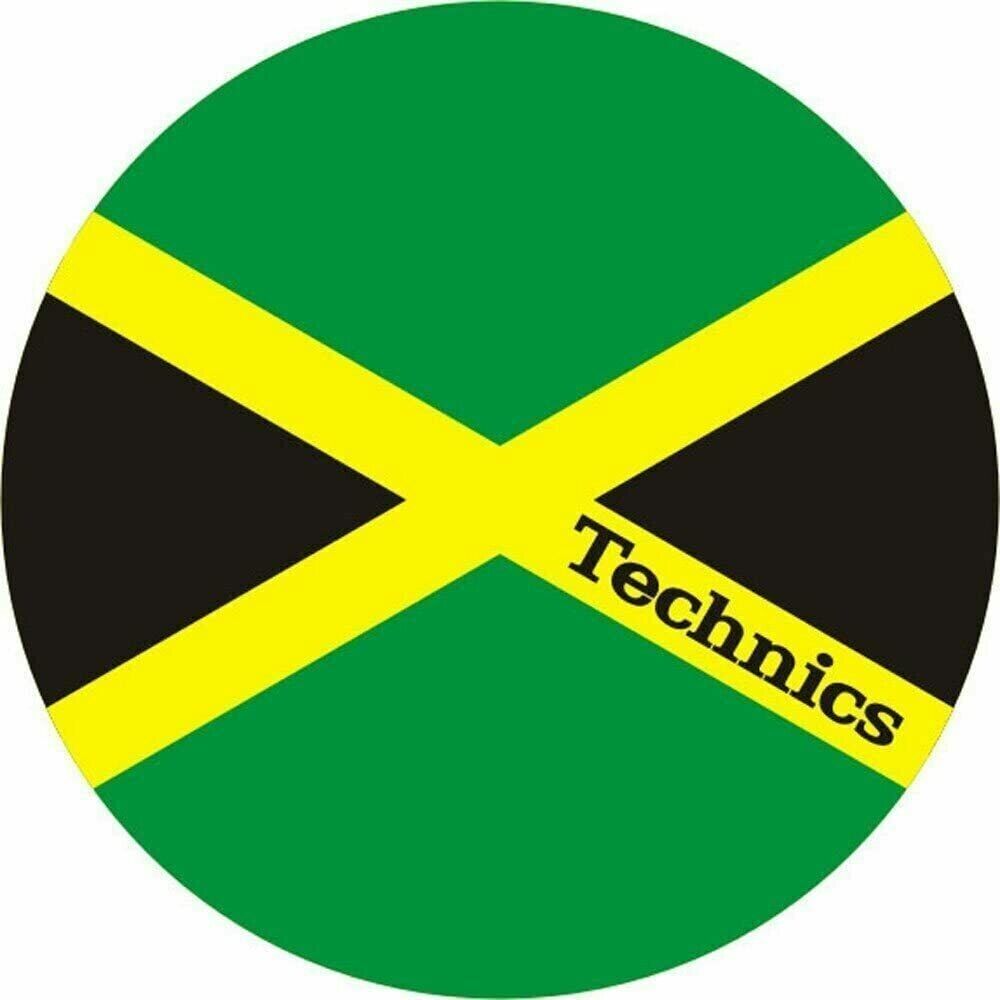 TECHNICS Jamaika COPPIA SLIPMAT di alta qualità Made by MAGMA