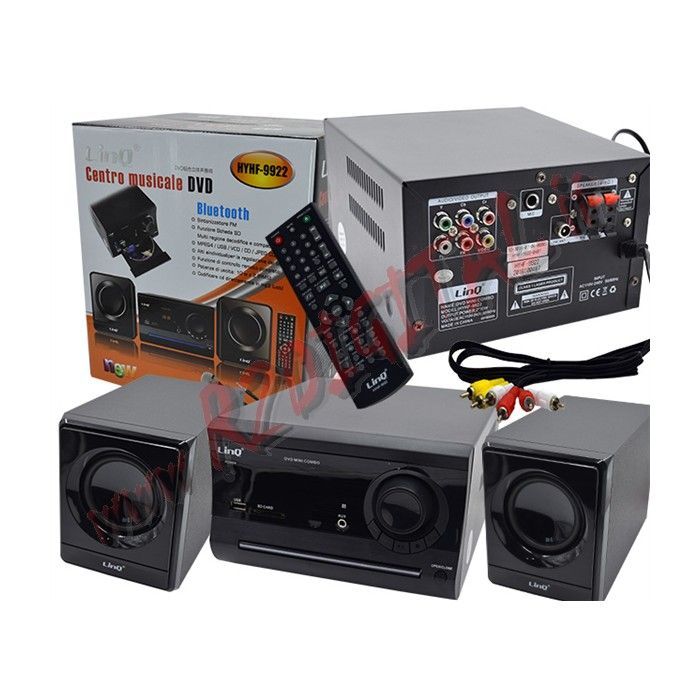 HI FI KARAOKE RADIO DVD CASSE ACUSTICHE STEREO USB SD COMPUTER PC MP3 LETTORE