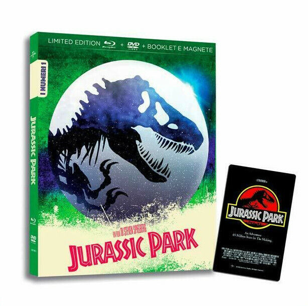 JURASSIC PARK Limited Edition I Numeri 1 (Blu-Ray Disc + DVD +Booklet +Magnete)
