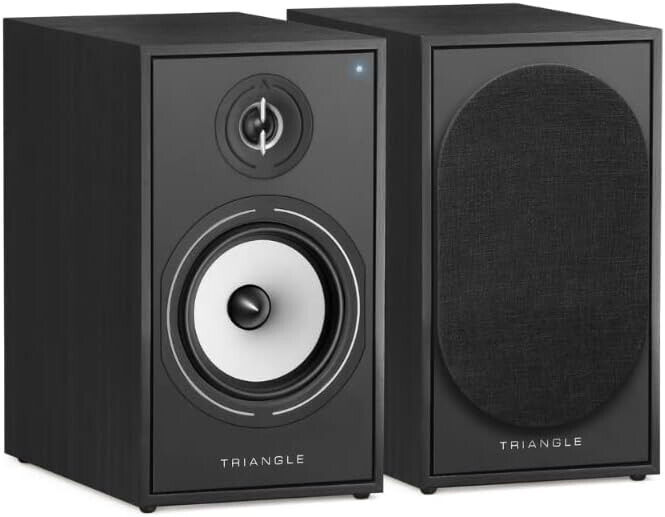TRIANGLE BOREA ACTIVE BR03 BT BLACK  WIRELESS BLUETOOTH BOOKSHELF SPEAKER NEW