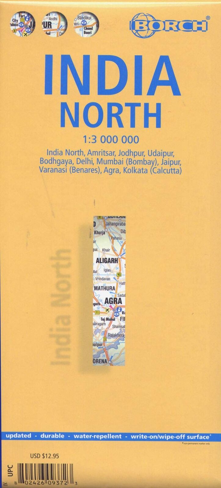 9783866093720 India North. Map 1:3 000 000: Einzelkarten: India ...gaya 1:15 000