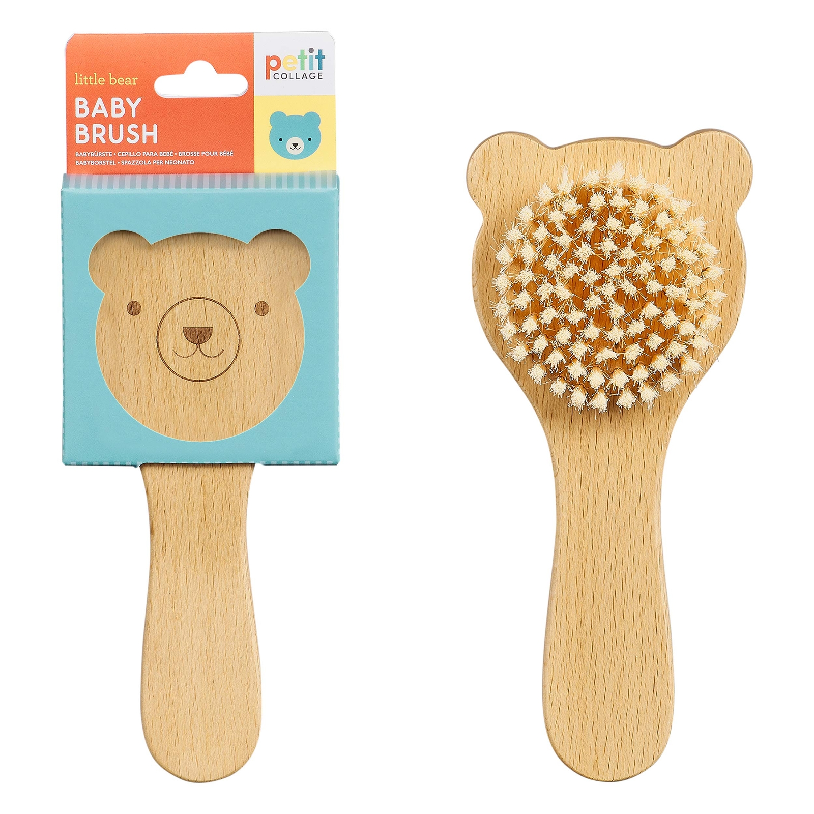 Petit Collage Little Bear Baby Brush ACC NUOVO
