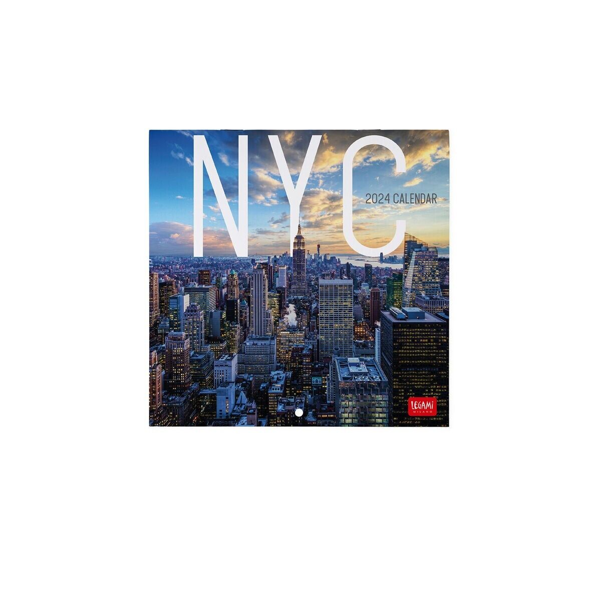 CALENDARIO 2024 LEGAMI cm 18X18 NYC da parete VERTICALE