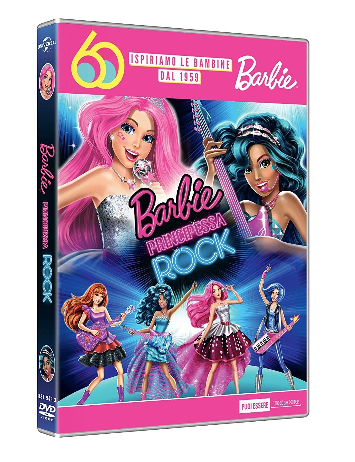 Barbie principessa Rock. Barbie cantante. Edizione 60° Anniversario DVD