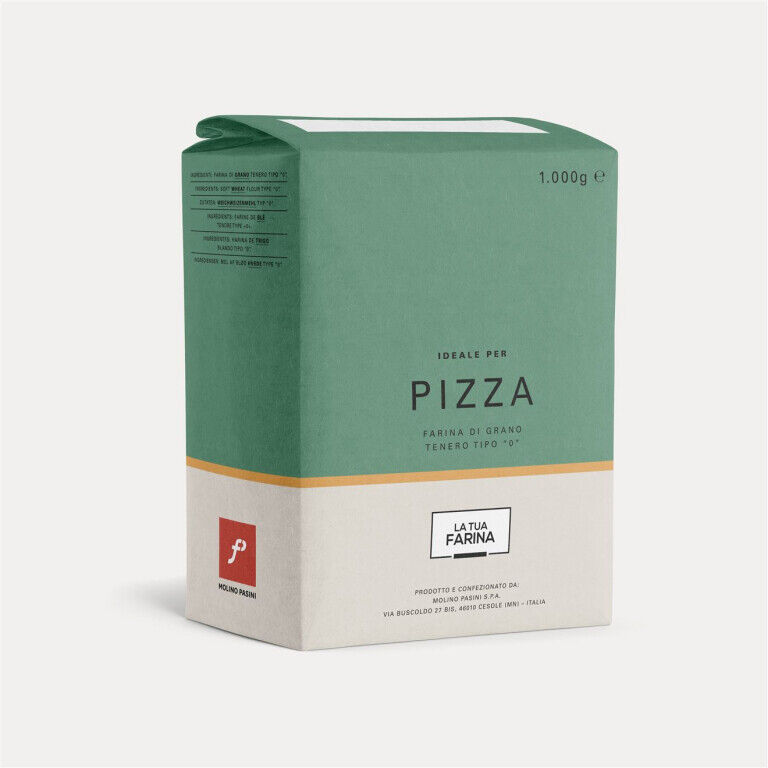 Farina Di Grano Tenero 0 Per Pizza 1 kg. Molino Pasini La Mia Farina