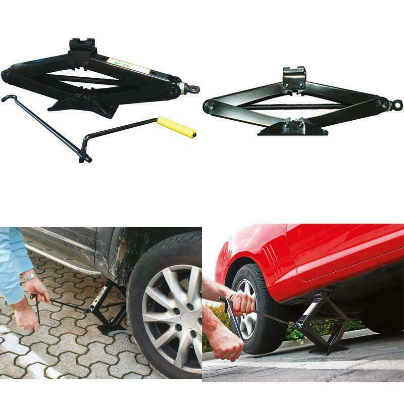 Cric 4x4 a pantografo 2 T altezza max 44,2cm minima 9,8cm