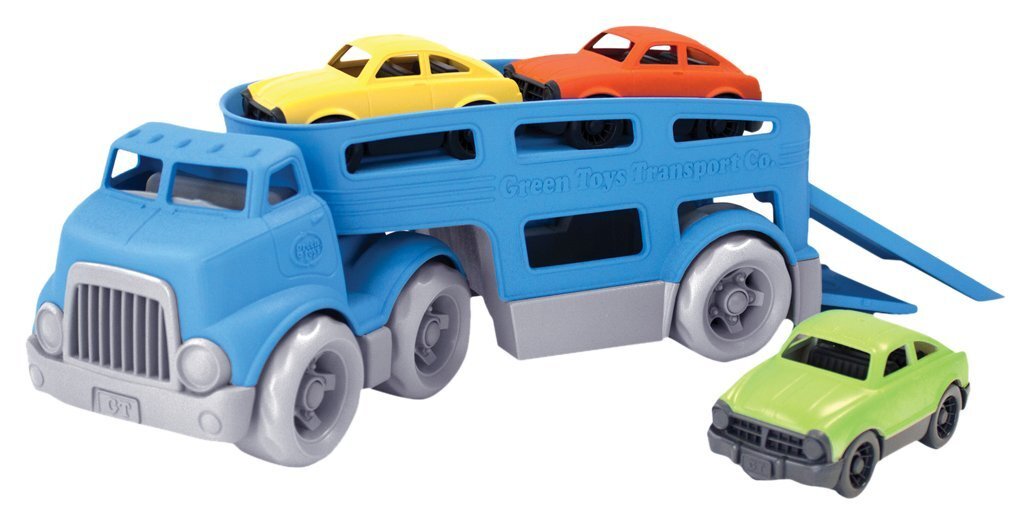 Green Toys Car Carrier W/3 Min ACC NUOVO