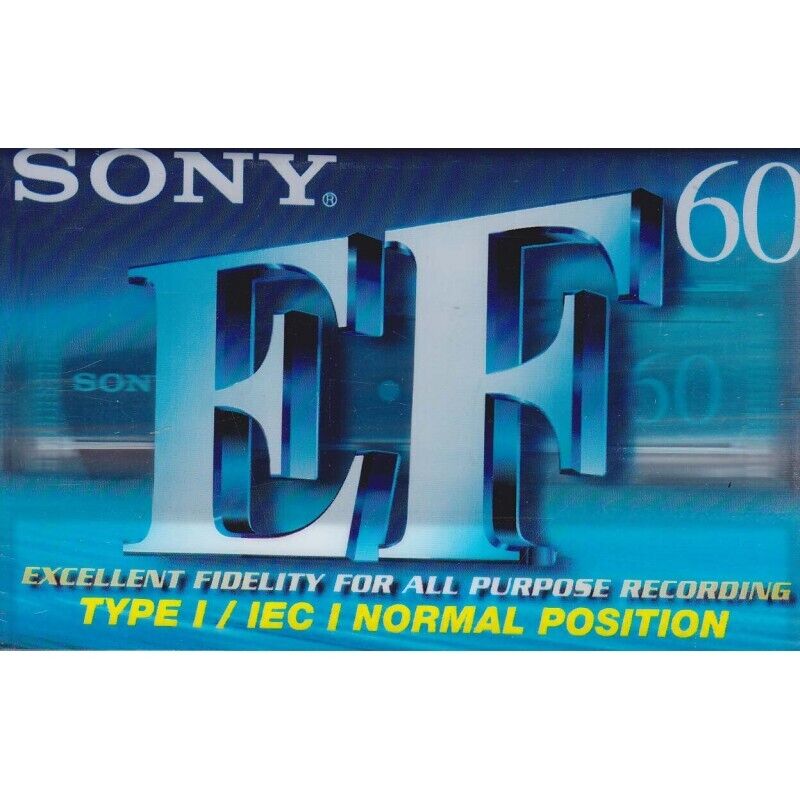 MUSICASSETTA MC SONY Super EF 60 Blank Cassette - Tape 4901780288687