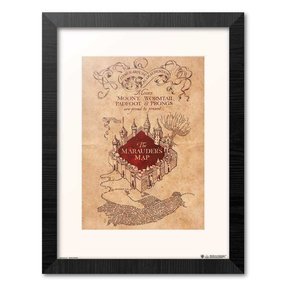 P.Derive HARRY POTTER - Marauders Map - Collector Print 3 NUOVO