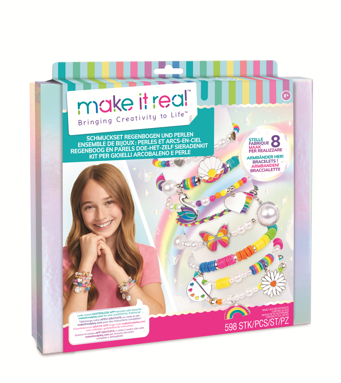 Merchandising Make It Real: Kit Per Gioielli Arcobaleno E Perle
