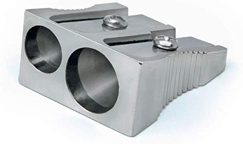 Rapesco ValueX Double Hole Pencil Sharpener Metal - R14DCDM2 NUOVO