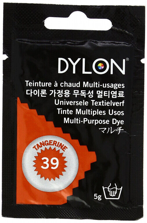Dylon Tinte X Tessuti Cialdina Multi Purpose Dye - 39 TANGERINE