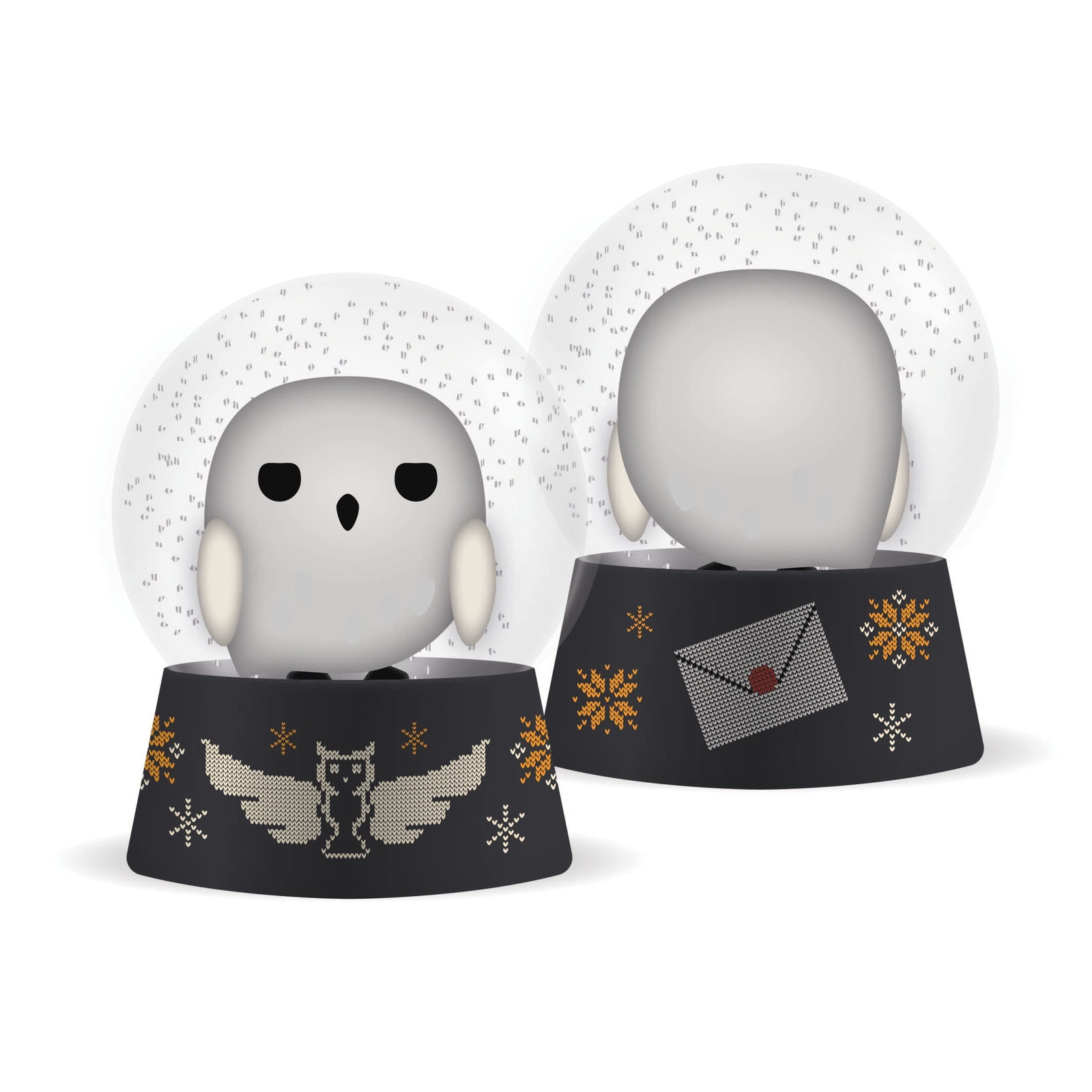 P.Derive HARRY POTTER - Hedwig Kawaii - Snow Globe 45mm NUOVO