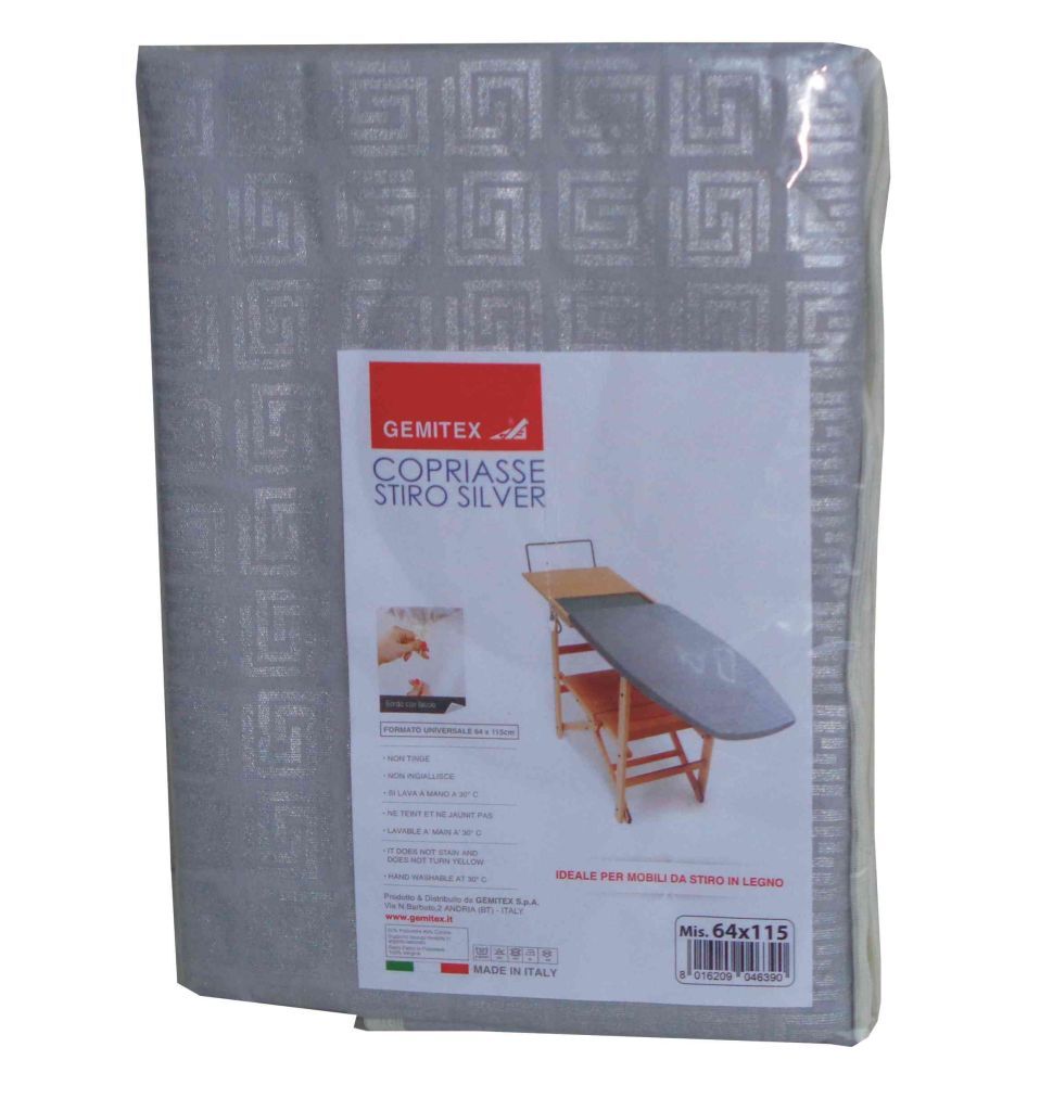 COPRIASSE SILVER CM.64X115 CON LACCETTO