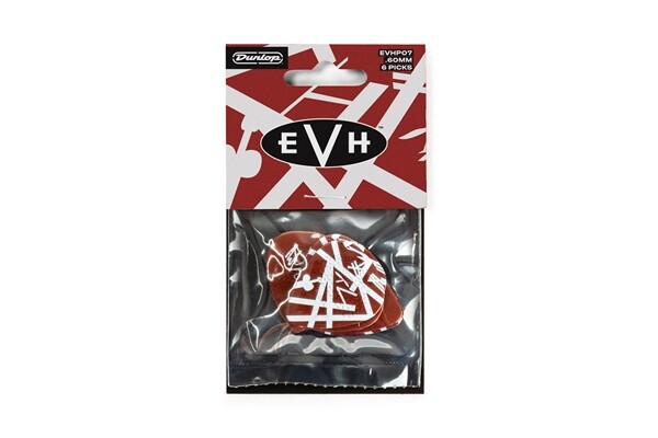 Merchandising Dunlop: Evhp07 Evh Shark Guitar Plettri Max Grip 0.60 Mm 6/Player