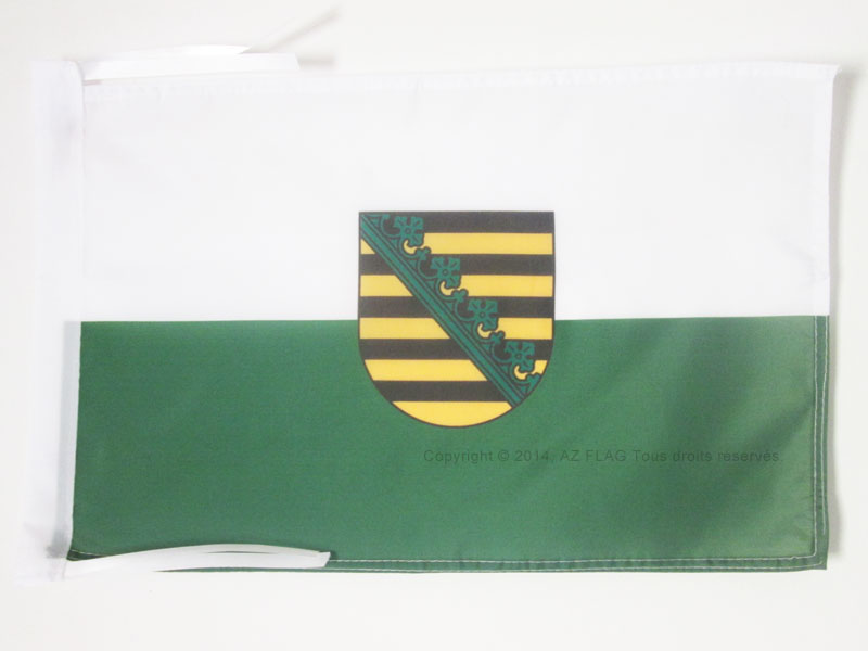 BANDIERA SASSONIA 45x30cm - BANDIERINA LAND DI SACHSEN - GERMANIA 30 x 45 cm cor