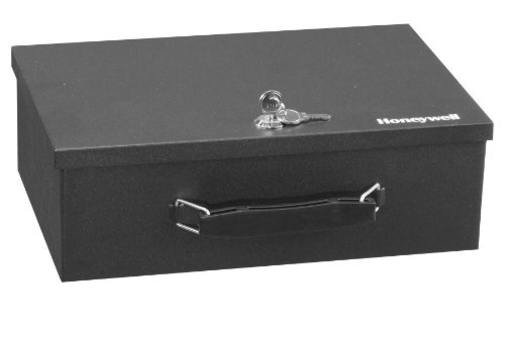 Honeywell 6104 - Cassetta di sicurexxs per documenti, 5 litri, con lucchetto con
