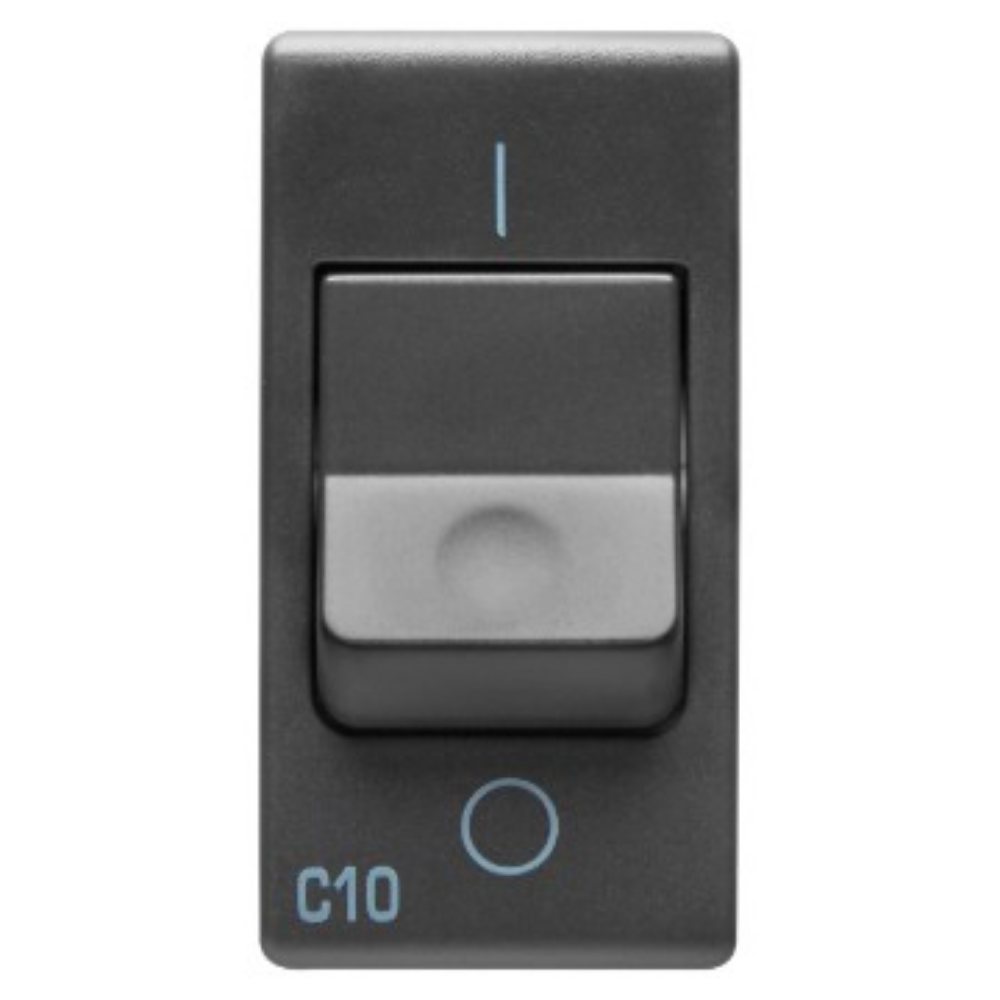 INTERRUTTORE AUTOMATICO MAGNETOTERMICO 1P+N C10 3KA230V SY/BK  - GEW GW21435