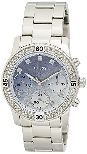Guess Orologio Multi-Quadrante Quarzo Donna Con Cinturino In Acciaio Inox W0774L6