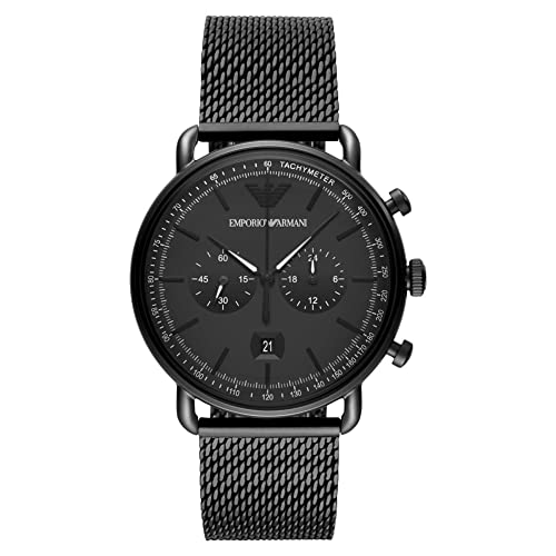 Emporio Armani Orologio Cronógrafo Quarzo Uomo Con Cinturino In Acciaio Inox Ar11264