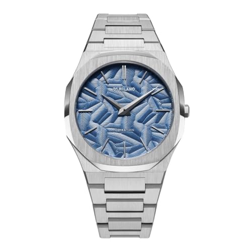 D1 Milano Orologio Analogico Al Quarzo Uomo Con Cinturino In Leather Utbj35