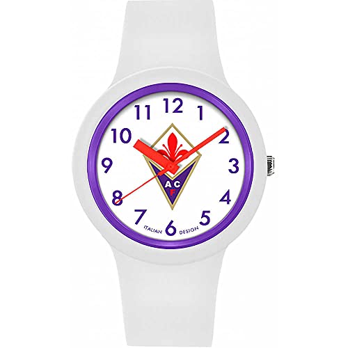 Orologio Kid Diam. 34 Mm Fiorentina Quadrante Bianco Cinturino Bianco