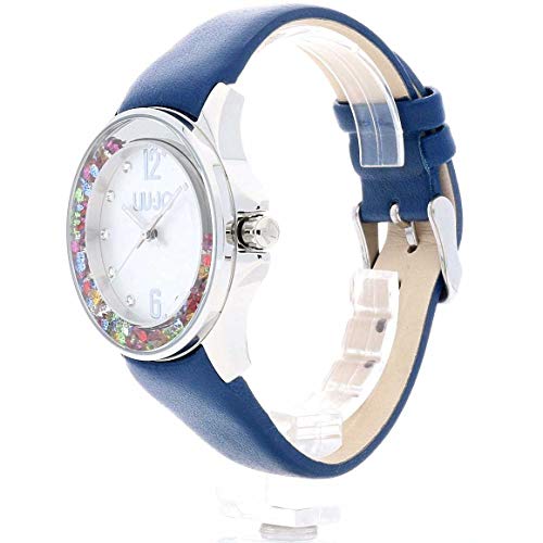 Liu Jo Femme Uhr Analogique Quartz Mit Cuir Armband Tlj1052