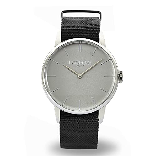 Locman Orologio Uomo 1960 In Acciaio Nero