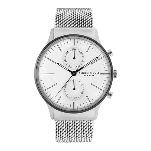 Kenneth Cole New York Orologio Da Uomo In Acciaio Inox Kc50585006, Bracciale