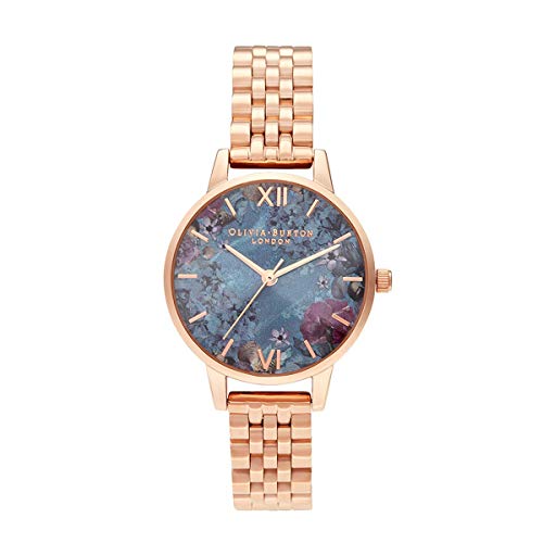Olivia Burton Orologio Analogico Al Quarzo Da Donna Con Cinturino In Acciaio Inossidabile Color Oro Rosa - Ob16Us25