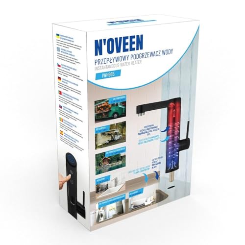 N'Oveen Instantaneous Water Heater Iwh965 Inox Black