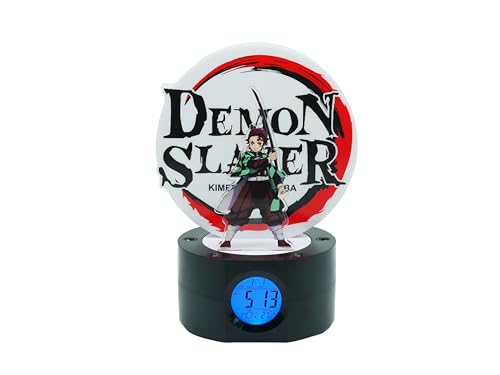 Demon Slayer - Tanjiro - Réveil Lumineux Led - 22 Cm
