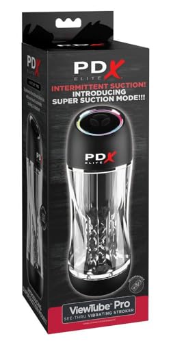 Pdx Elite - Stroker Viewtube Pro Vibrator Transparent