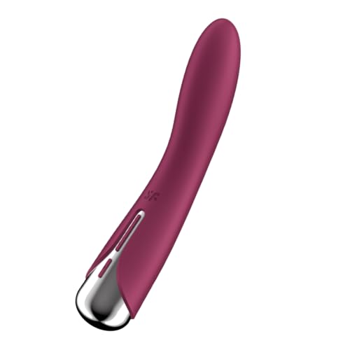 Satisfyer Spinning Vibe 1 | 17,5 Cm | Vibratore Punto G | 12 Vibrazioni E 5 Rotazioni A Controllo Separato | Impermeabile (Ipx7) | Silicone Delicato S