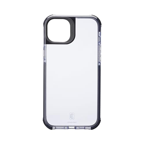 Cellularline - Tetra Force Strong Guard - Iphone 15 Plus - Custodia Flessibile Ultra-Protettiva, Anti-Shock Con Tecnologia Antibatterica Integrata - T