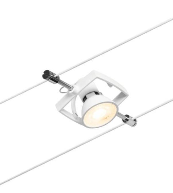 Spot individuale Mac II Paulmann 94433-GU5,3-bianco opaco