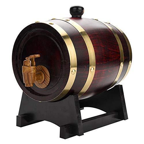 Botte per Vino, capacità 1,5 Litri Botte in Legno di Quercia Botte in (u4X)
