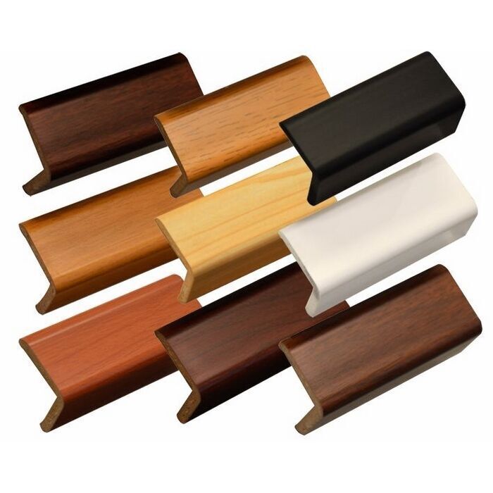 Paraspigolo Salva Spigolo in Pvc Espanso HD col. Noce 2,90mt 30x30mm cf. 10 Pz