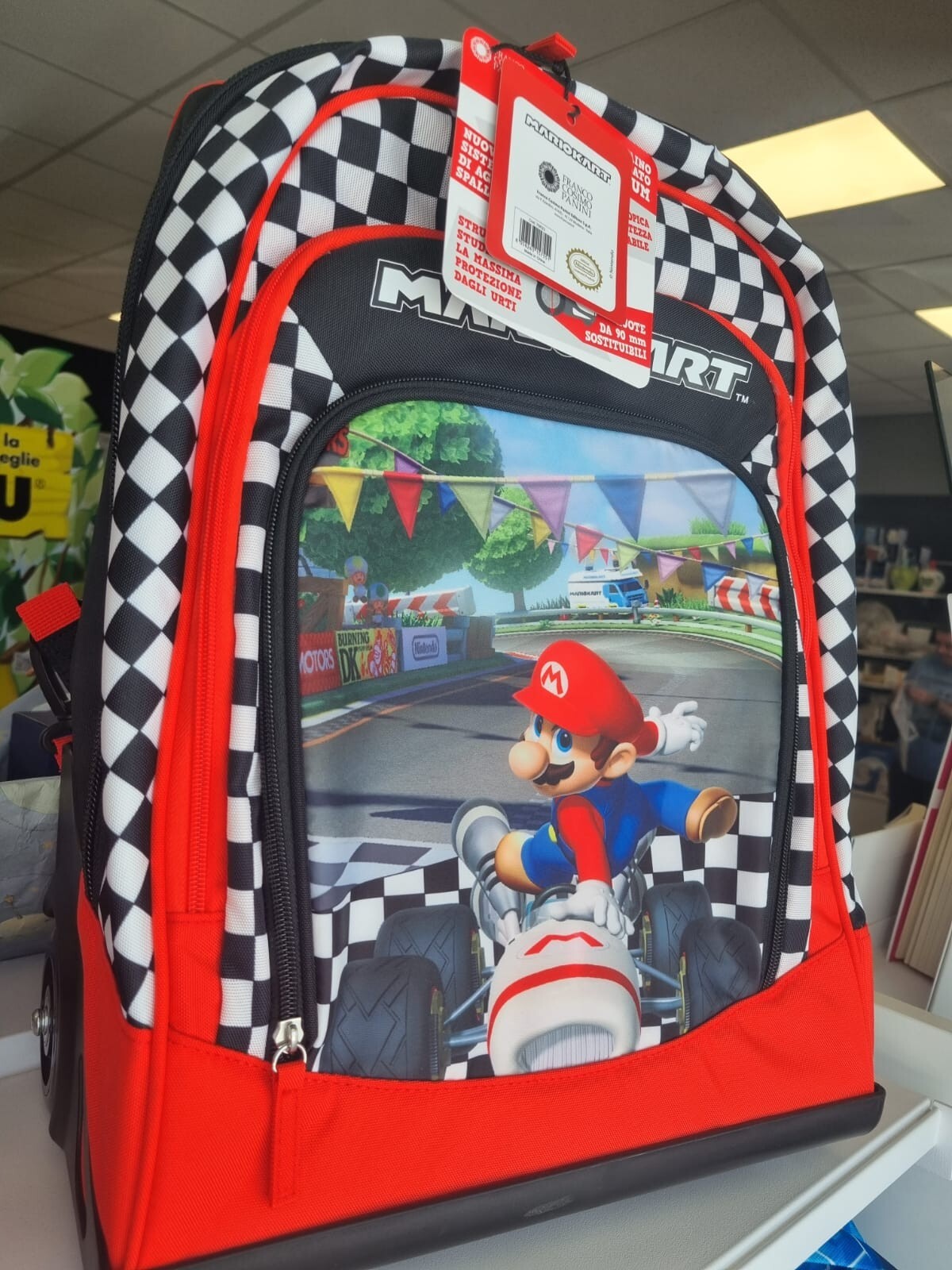 Super Mario Kart  Trolley Zaino NEW
