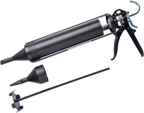 PISTOLA PER MATERIALI LIQUIDI SCIOLTI 900ML - FOGATURE STUCCO MALTE
