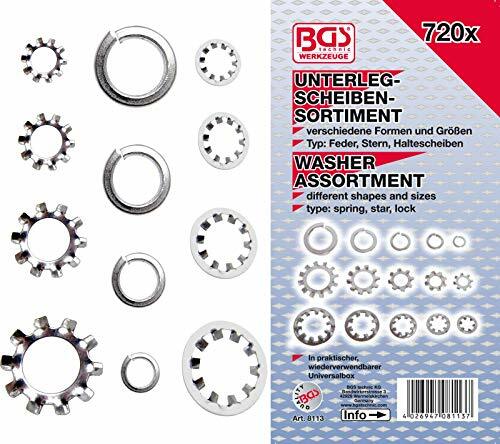 Bgs BGS-8113-8113 - 8113 rondella di assortimento, 720 pezzi (s9t)